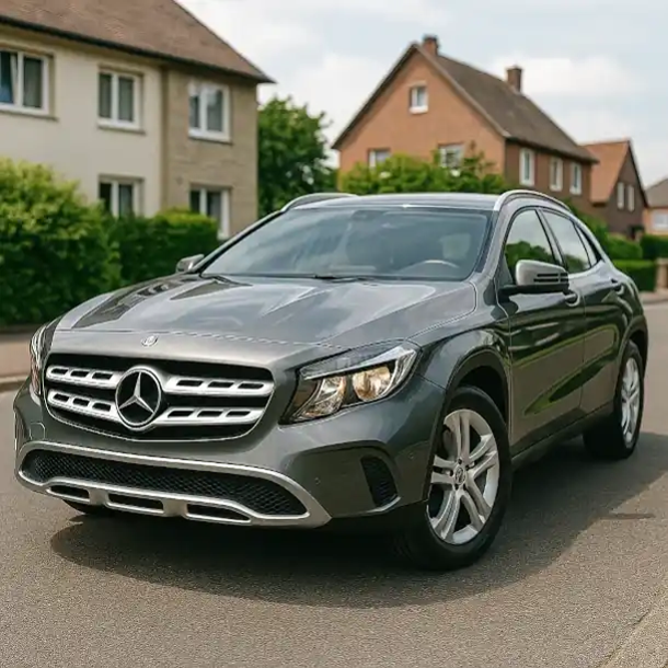 Gebrauchtwagen Mittelklasse beim Autoankauf in Lampertheim, bereit für seinen neuen Besitzer.